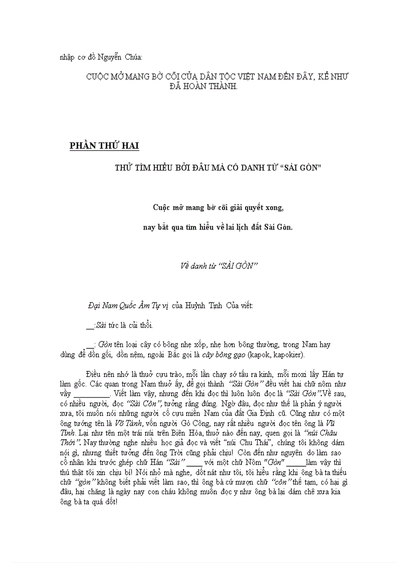 image for page Saigon nam xua Vuong Hong Sen