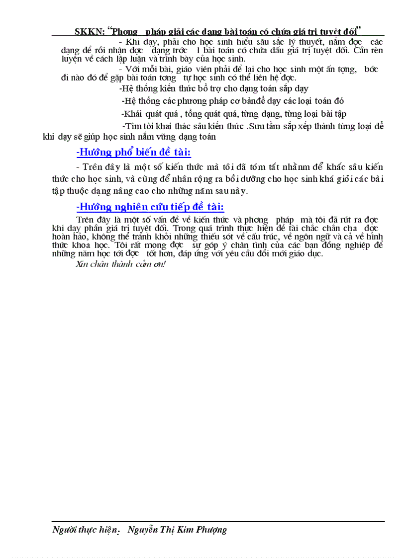 image for page Sáng Kiến Kinh Nghiệm Môn Toán