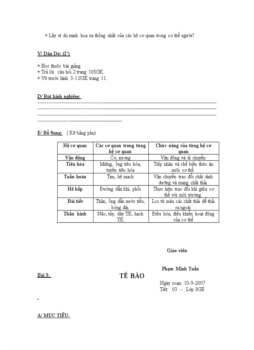 image for page SINH HỌC LỚP 8 Hoàn chỉnh