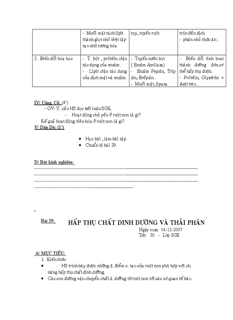 image for page SINH HỌC LỚP 8 Hoàn chỉnh