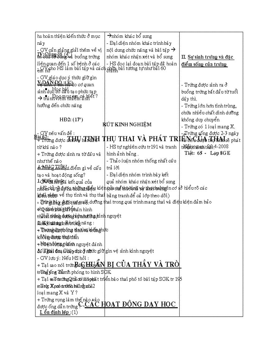 image for page SINH HỌC LỚP 8 Hoàn chỉnh