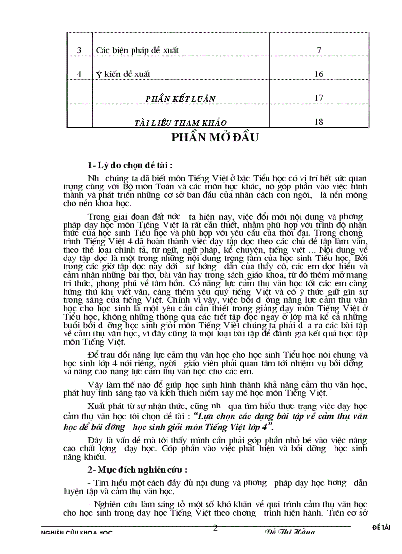 image for page SKKN Chi Hang Cam thu van hoc Lop 4 doc