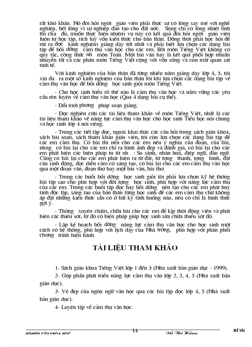 image for page SKKN Chi Hang Cam thu van hoc Lop 4 doc