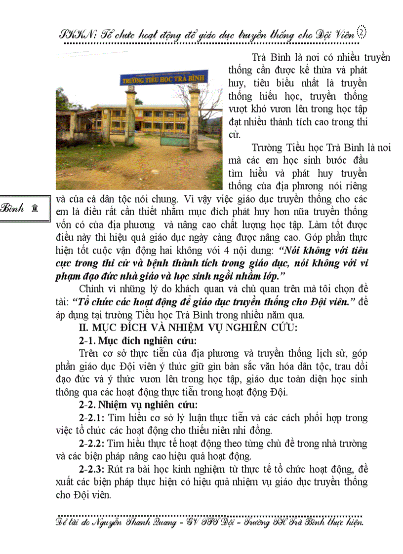 image for page SKKN Công tác Đội tiểu học