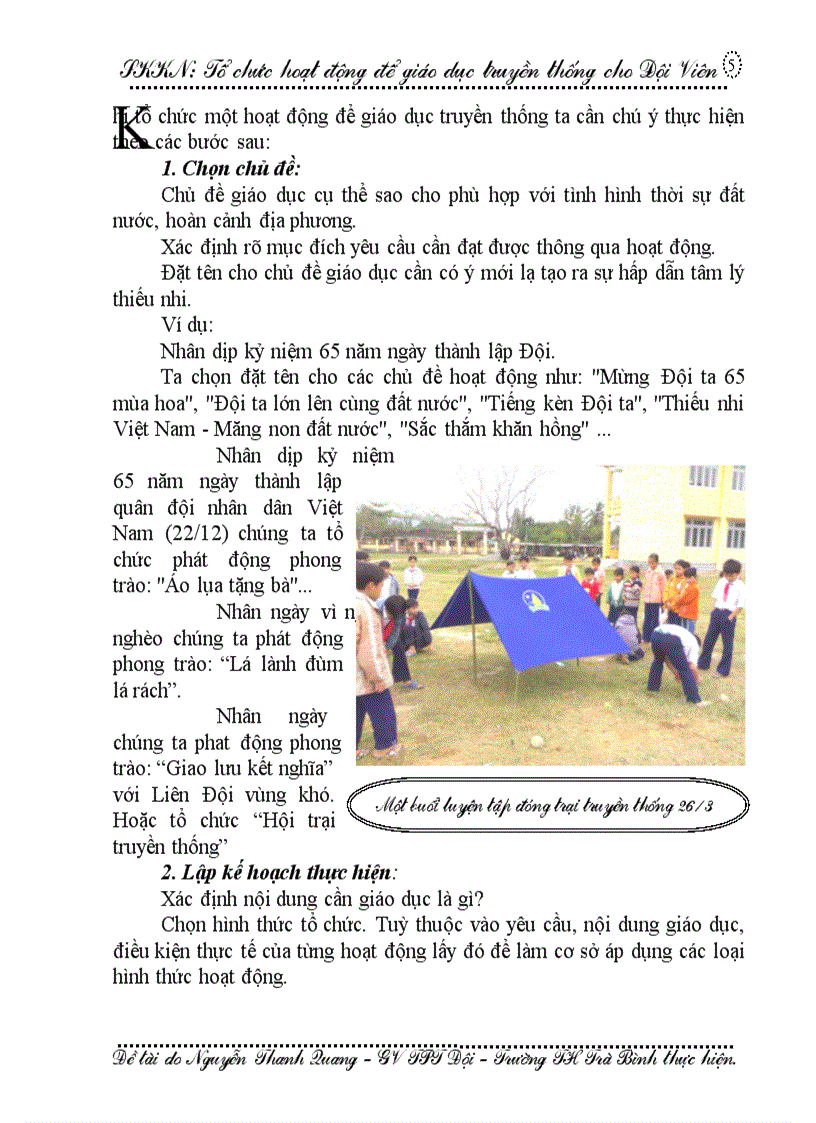 image for page SKKN Công tác Đội tiểu học