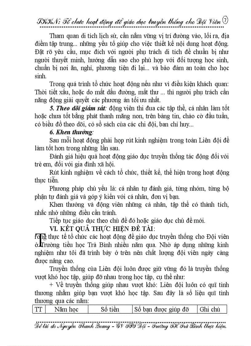 image for page SKKN Công tác Đội tiểu học