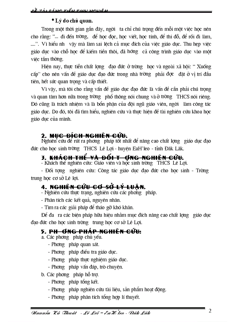 image for page SKKN Dao duc HS