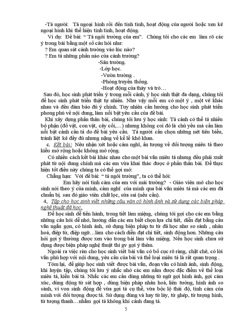 image for page Skkn day văn miêu tả