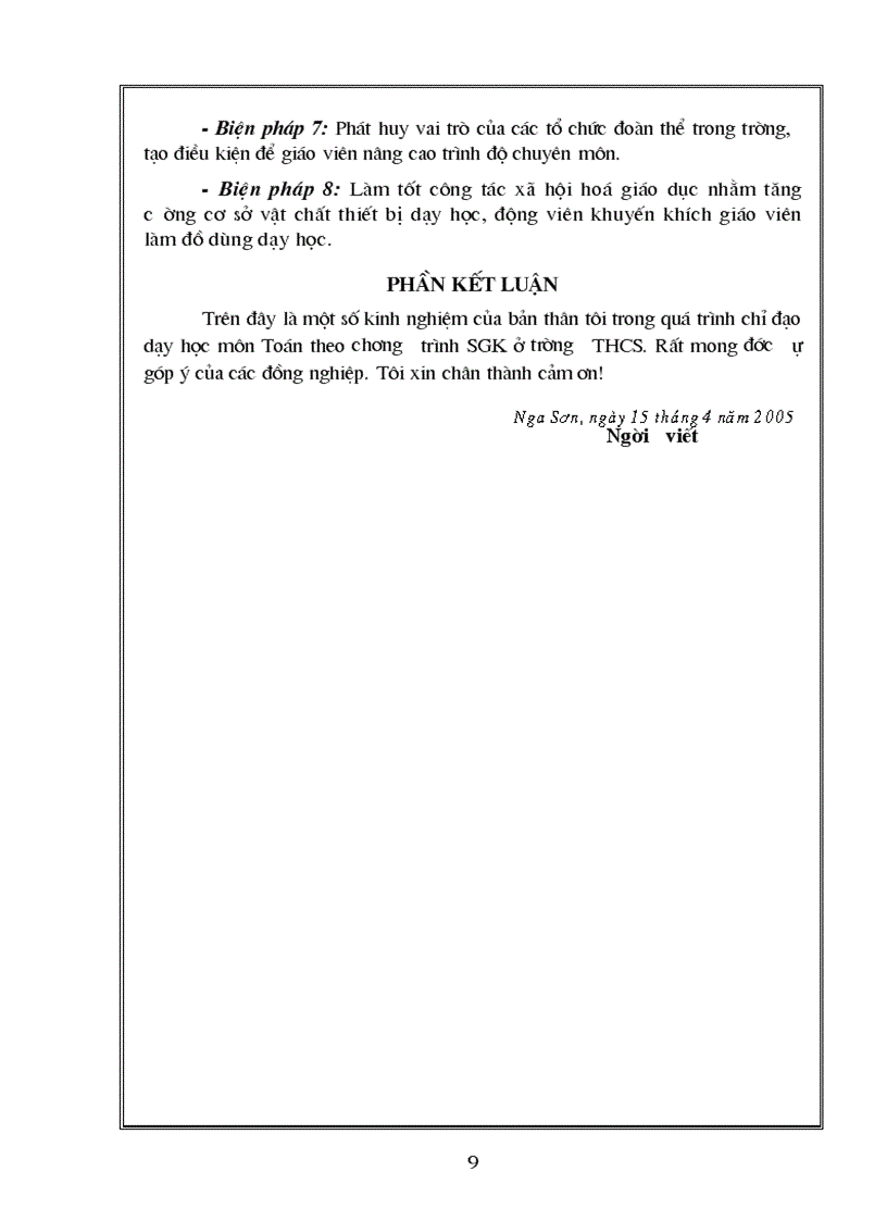 image for page SKKN giảng dạy tốt môn toán THCS