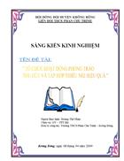 SKKN hoạt động đội TNTP HCM