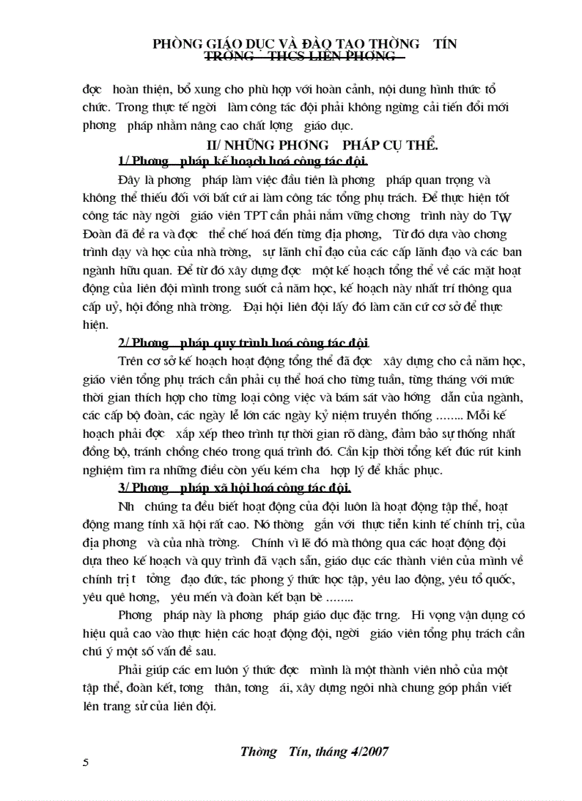 image for page SKKN hoạt động đội