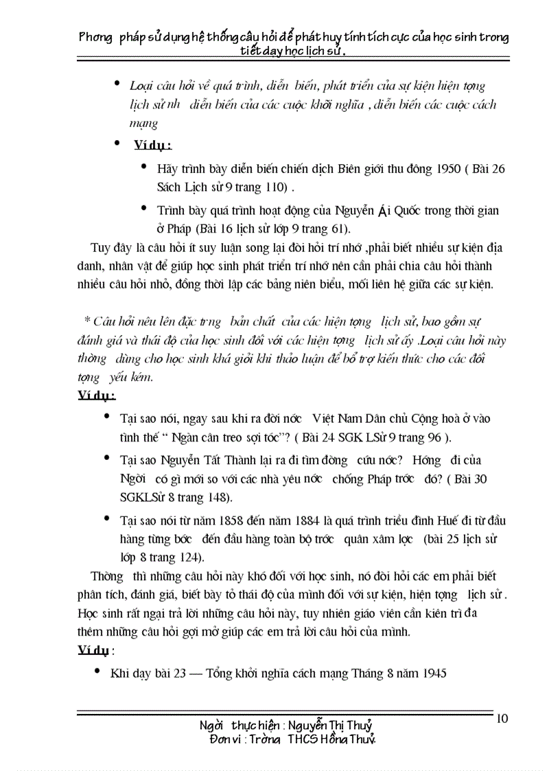 image for page SKKN Lịch sử giải XS huyện 2009