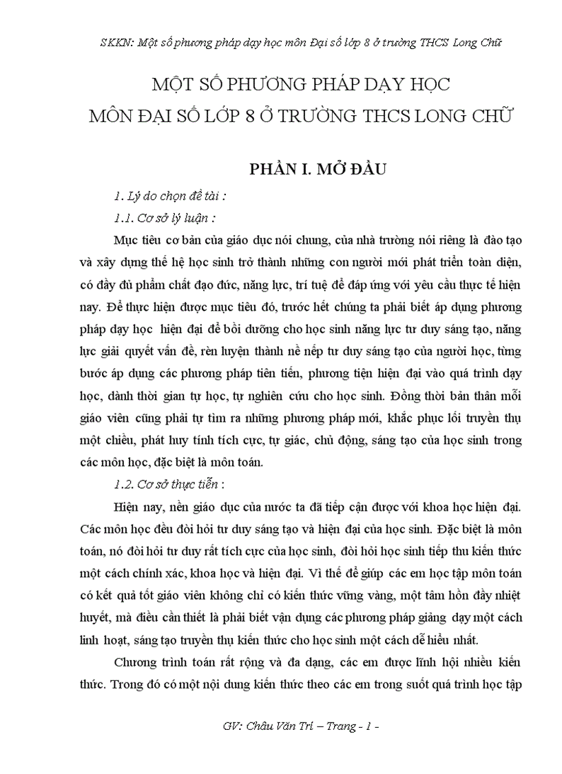 image for page SKKN mot so pp day hoc mon ĐS 8