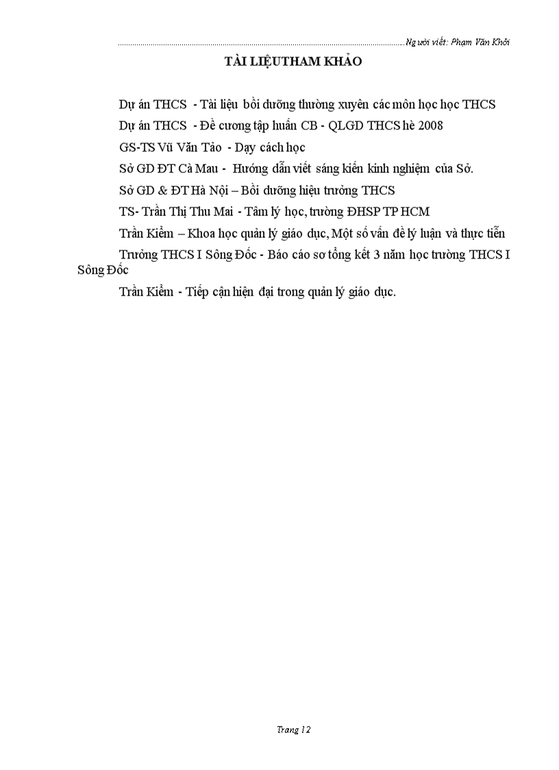 image for page SKKN Quản lí đổi mới phương pháp dạy học