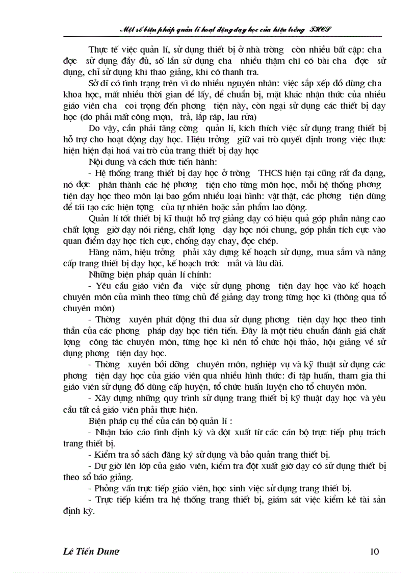 image for page Skkn quan ly hoat dong day hoc