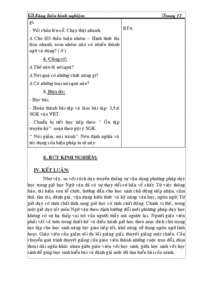 image for page SKKN Thực trạng dạy học PP mới Ngữ văn 8