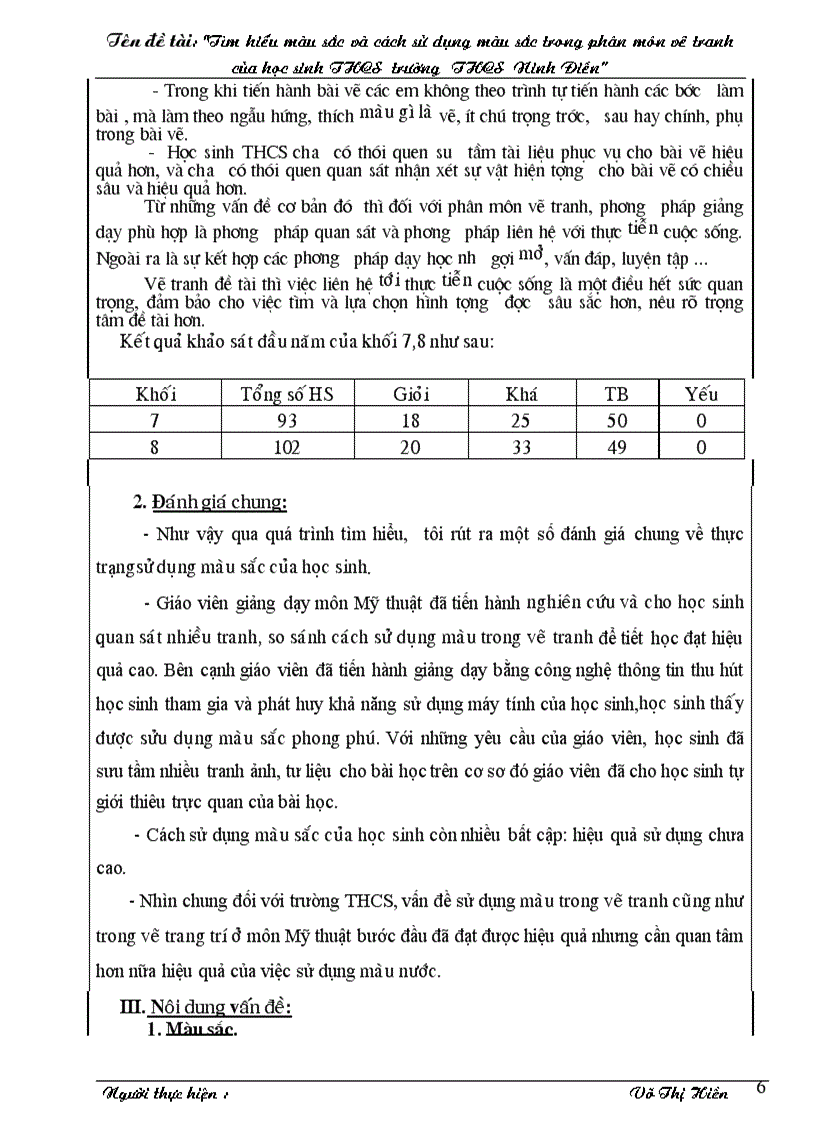 image for page SKKN Tìm hiểu màu sắc trong vẽ tranh