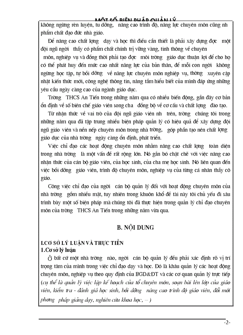 image for page SKKN Trong công tác quản lí