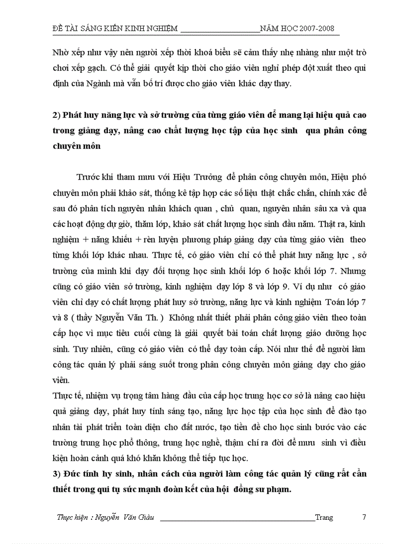 image for page Skkn về công tác quản lý