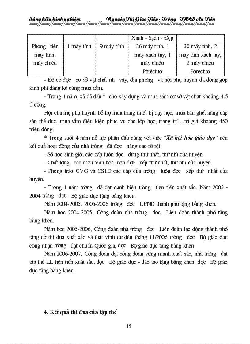 image for page SKKN Xã hội hóa trong trường học THCS