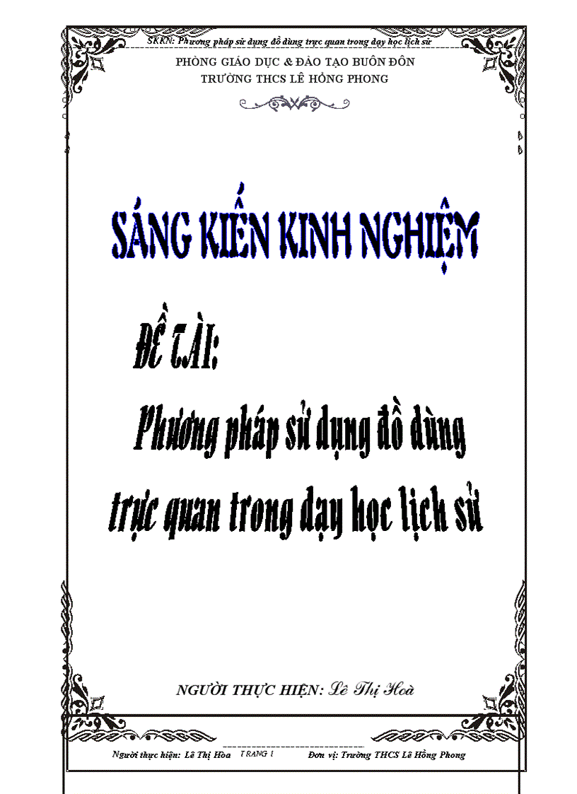 image for page SKKNPhương pháp sử dùng đồ dùng trực quan trong dạy học lịch sử