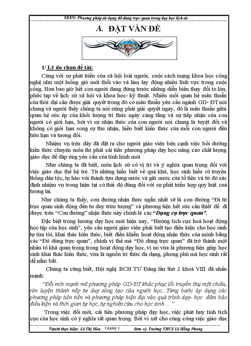 image for page SKKNPhương pháp sử dùng đồ dùng trực quan trong dạy học lịch sử