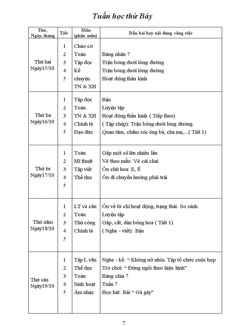 image for page Sổ báo giảng lớp 3
