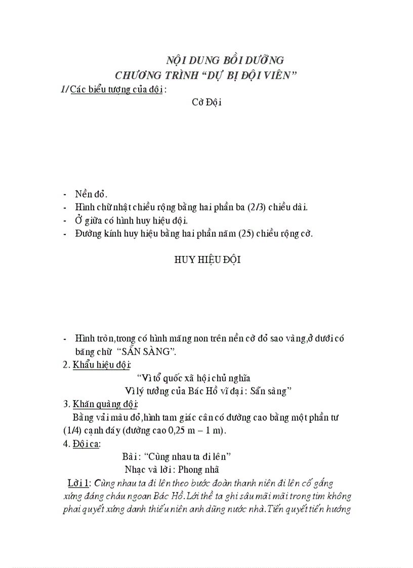 image for page Sổ bồi dưỡng Đội viên