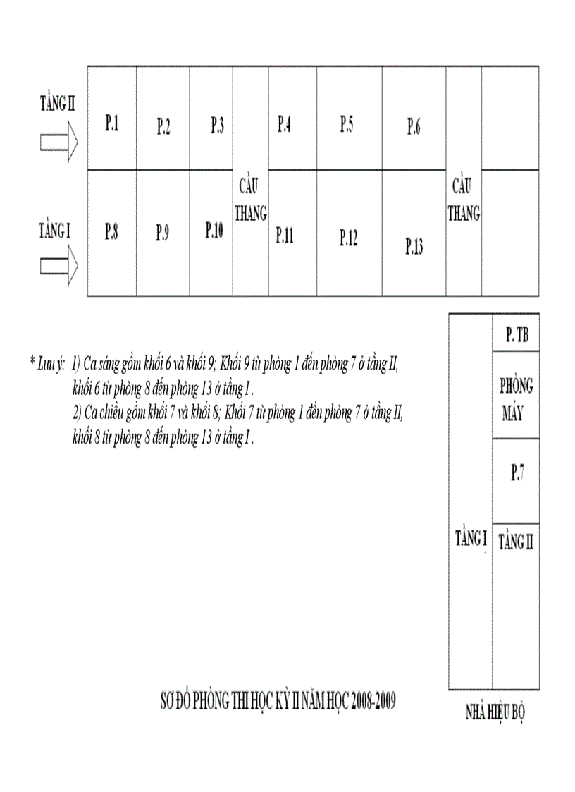 image for page Sơ đồ phòng thi HKII