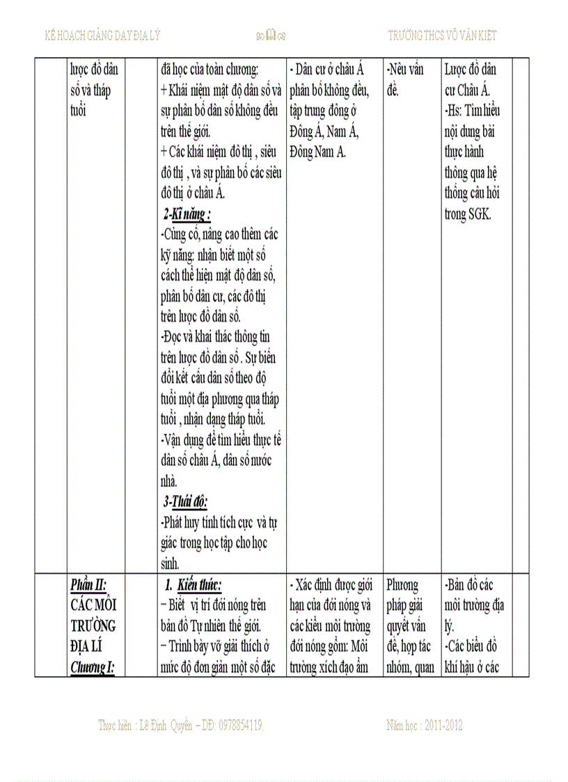 image for page Sổ kế hoạch dạy học môn địa lý THCS của Quyền đây