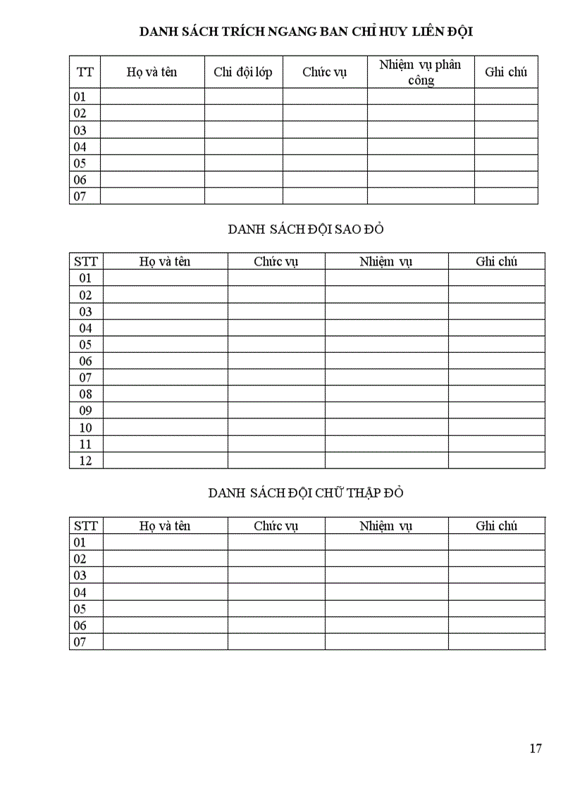 image for page Sổ kế hoạch Liên đội mới 2010 2011