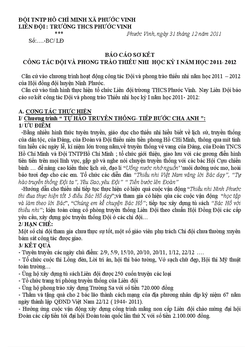 image for page Sơ kết đội hki