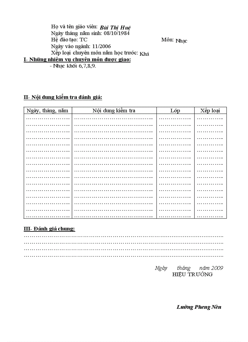image for page Sổ kiểm tra GV