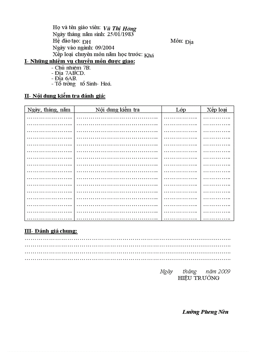 image for page Sổ kiểm tra GV