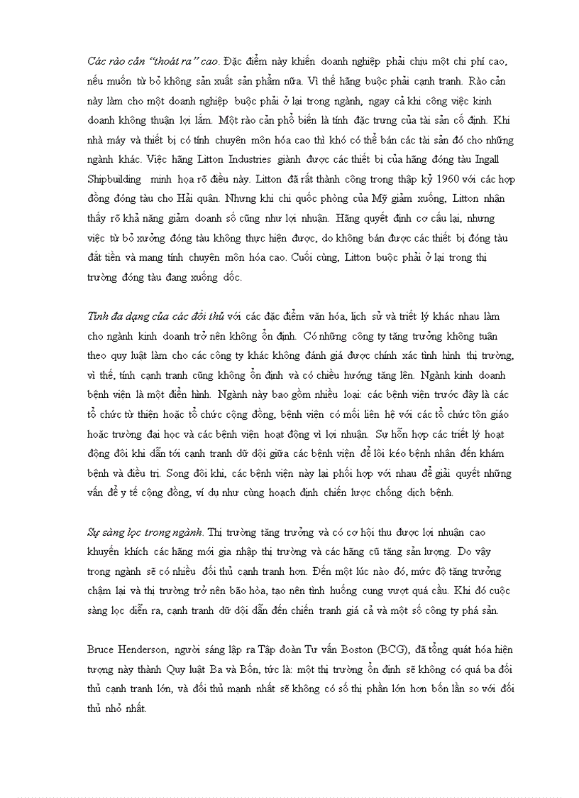 image for page Sơ lược về mô hình Porter s five force