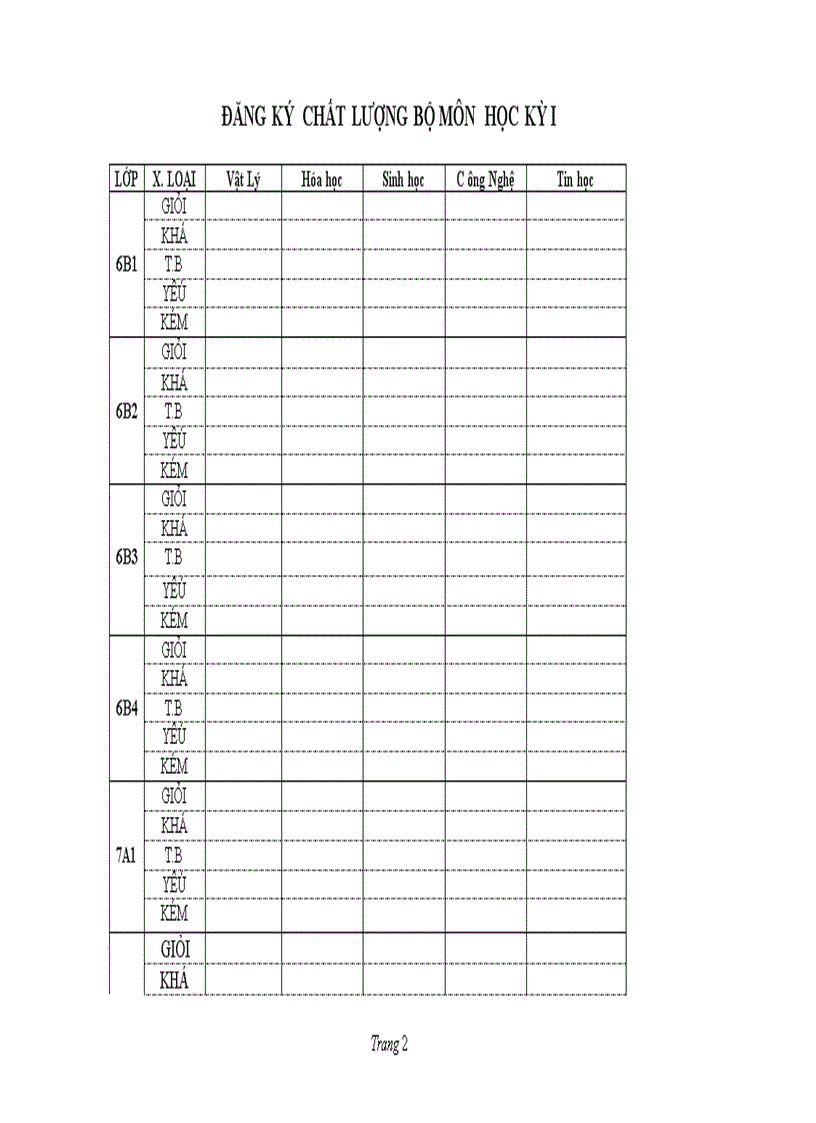 image for page Sổ theo dõi chuyên môn tổ