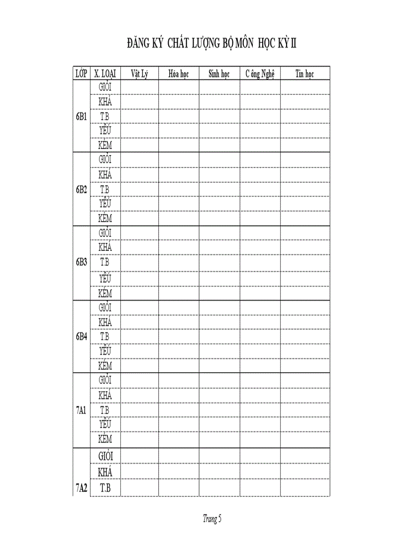 image for page Sổ theo dõi chuyên môn tổ