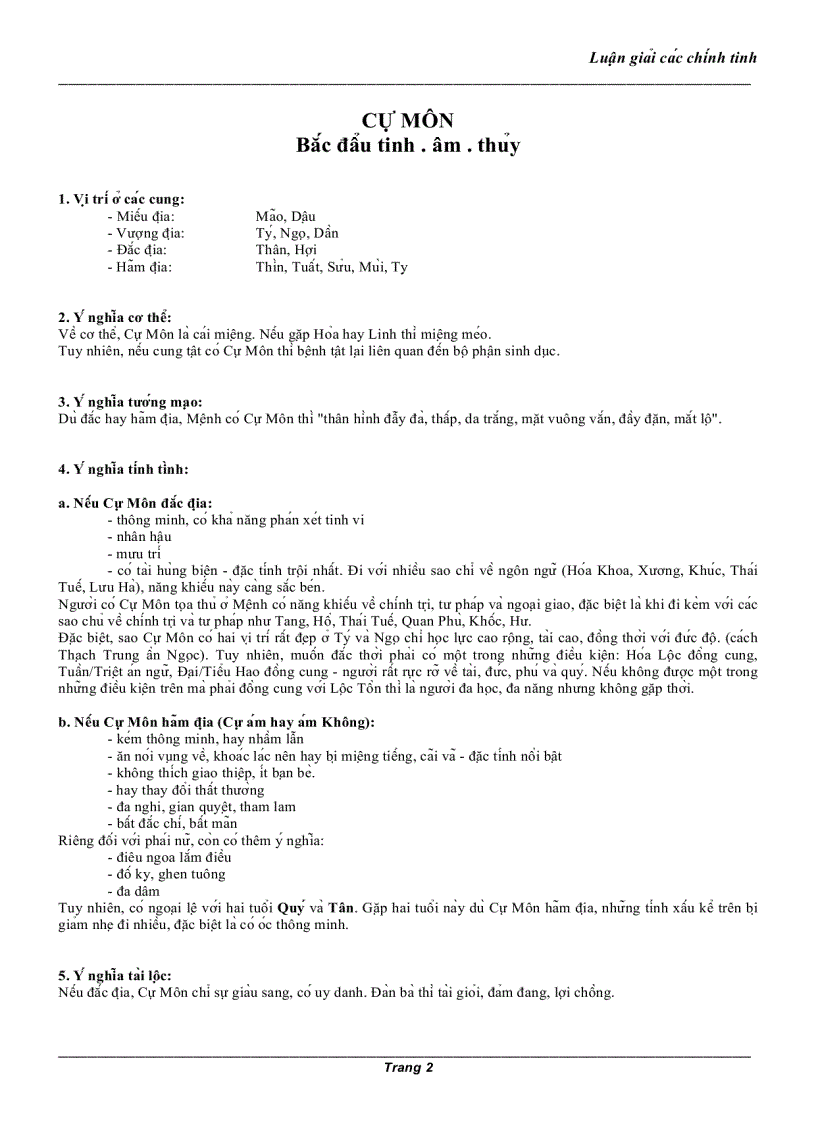 image for page Somenh net ý nghĩa sao tử vi