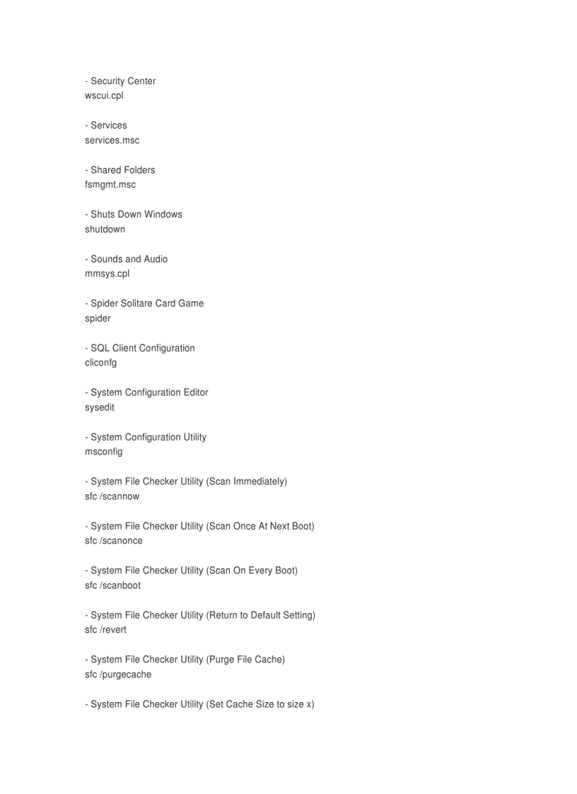 image for page Sử dụng các lệnh trong Run