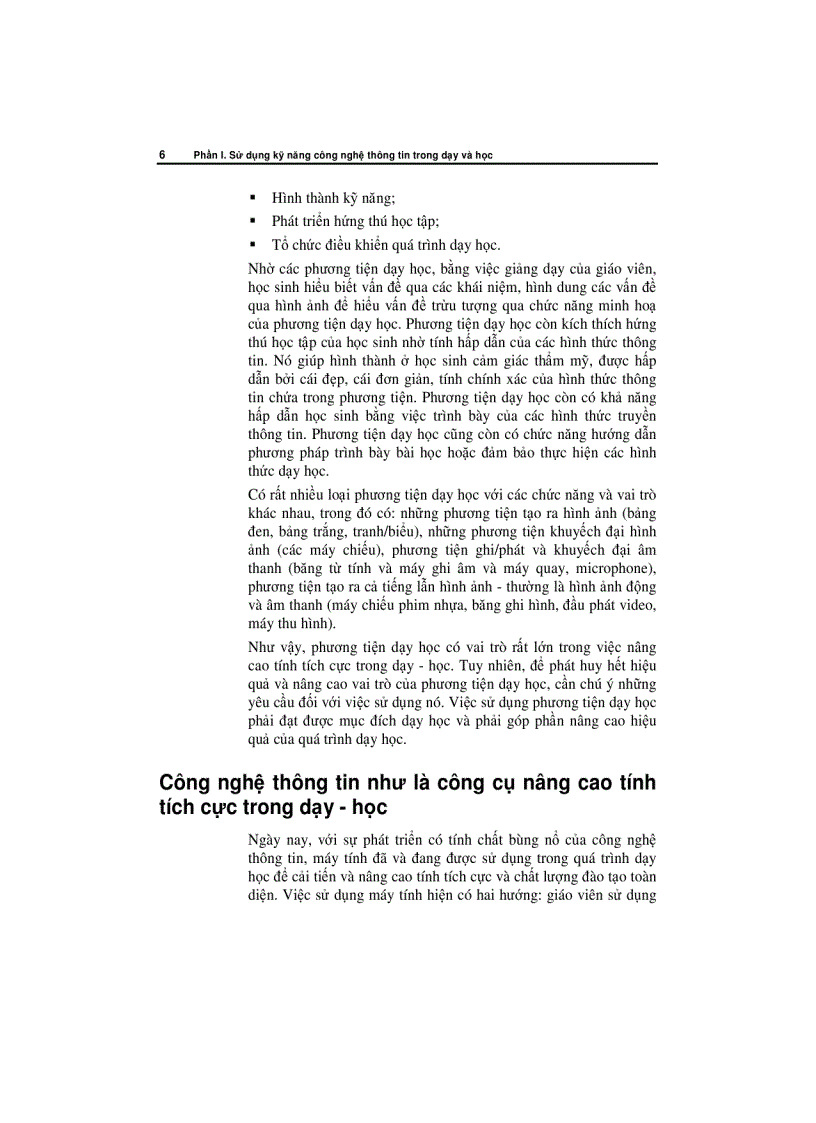image for page Sử dụng cntt trong dạy và học