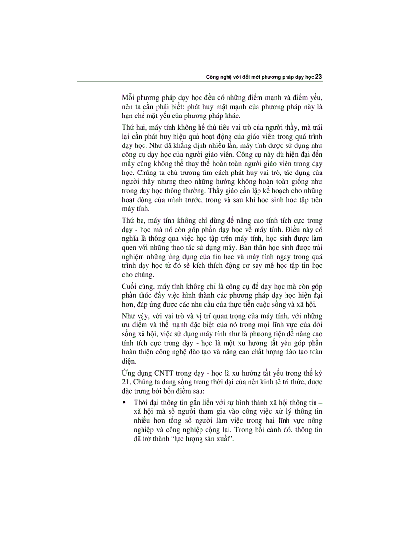 image for page Sử dụng cntt trong dạy và học