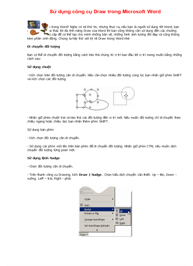 image for page Sử dụng công cụ Draw trong Microsoft Word