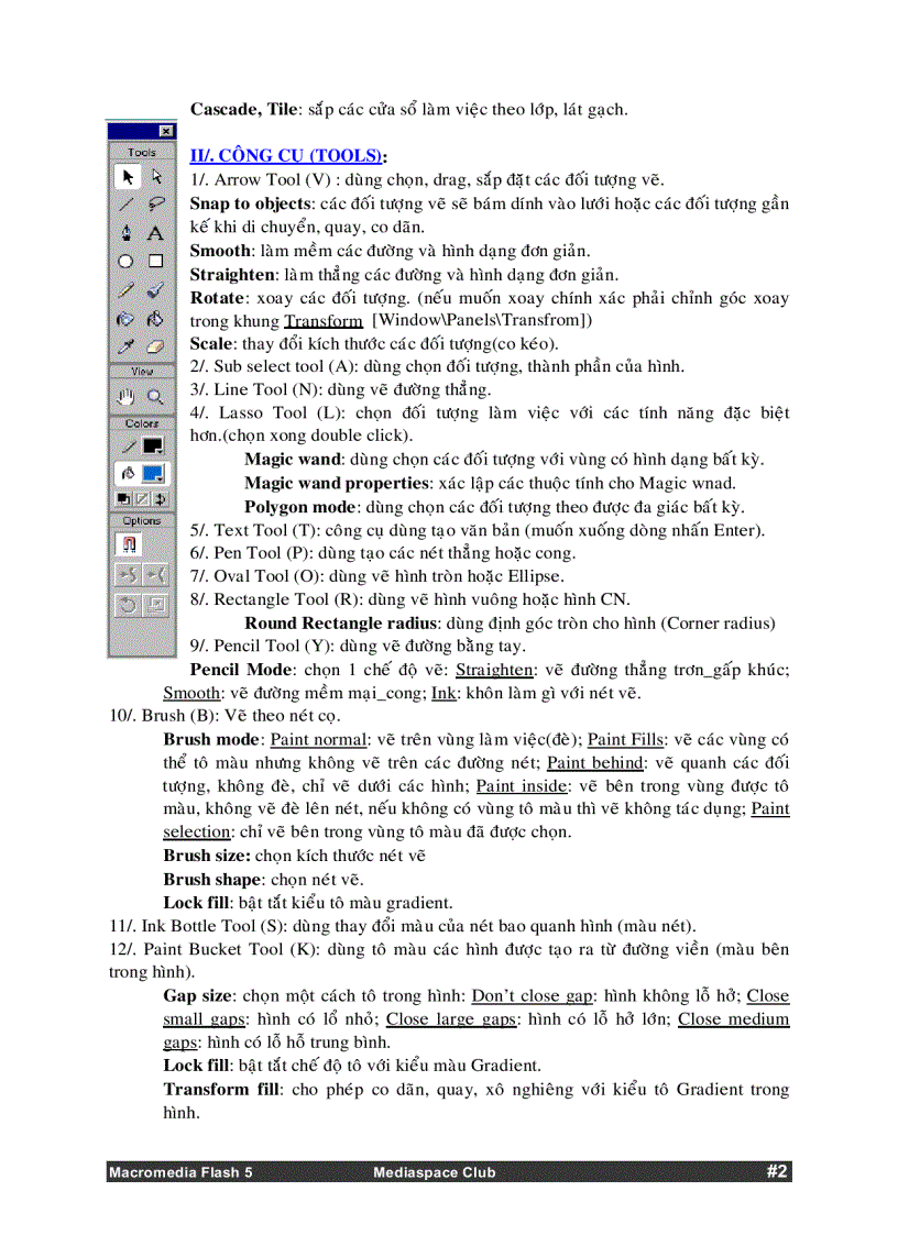 image for page Sử dụng Macromedia Flash