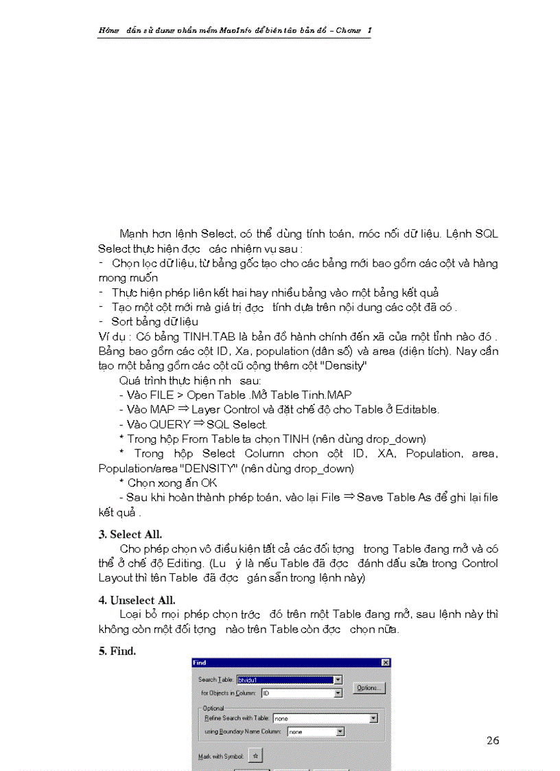 image for page Sử dụng mapinfow