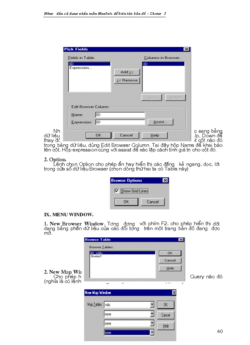 image for page Sử dụng mapinfow