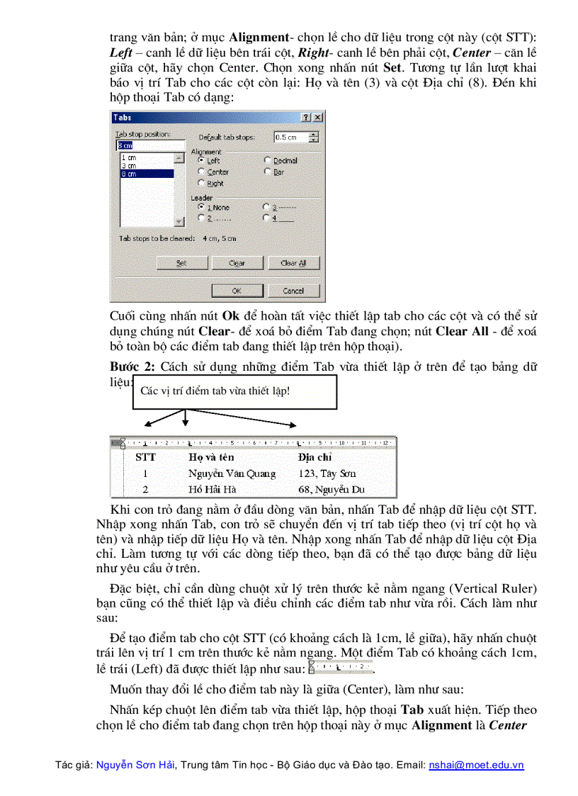 image for page Sử dụng MS Word