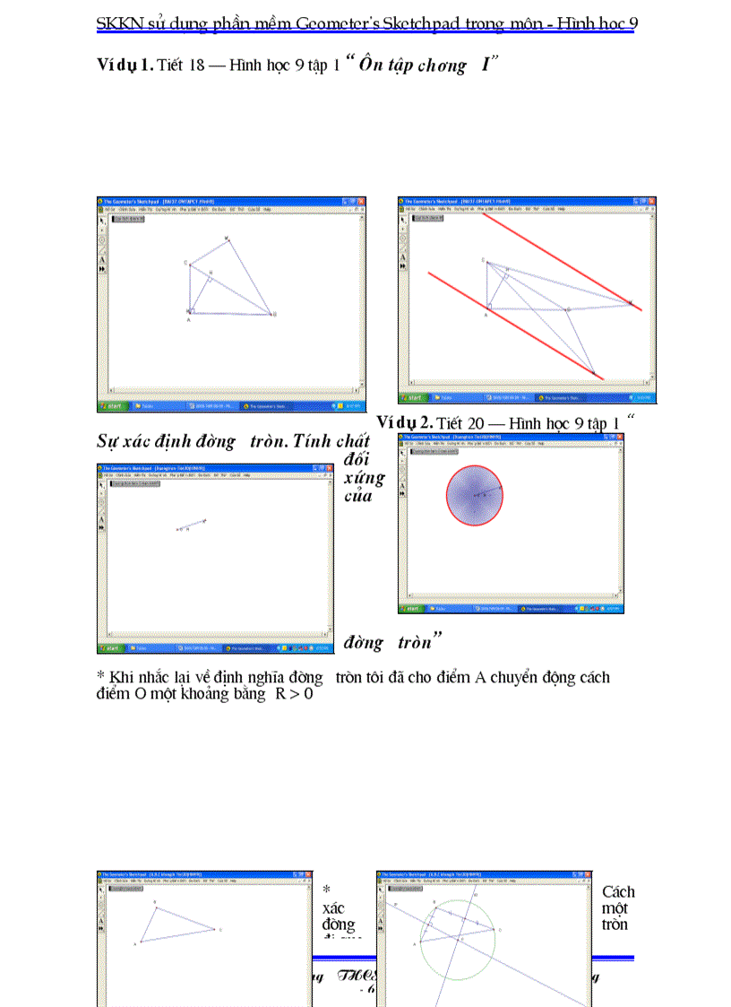 image for page Su dung phan mềm Geometer Sketchpad trong môn hinh