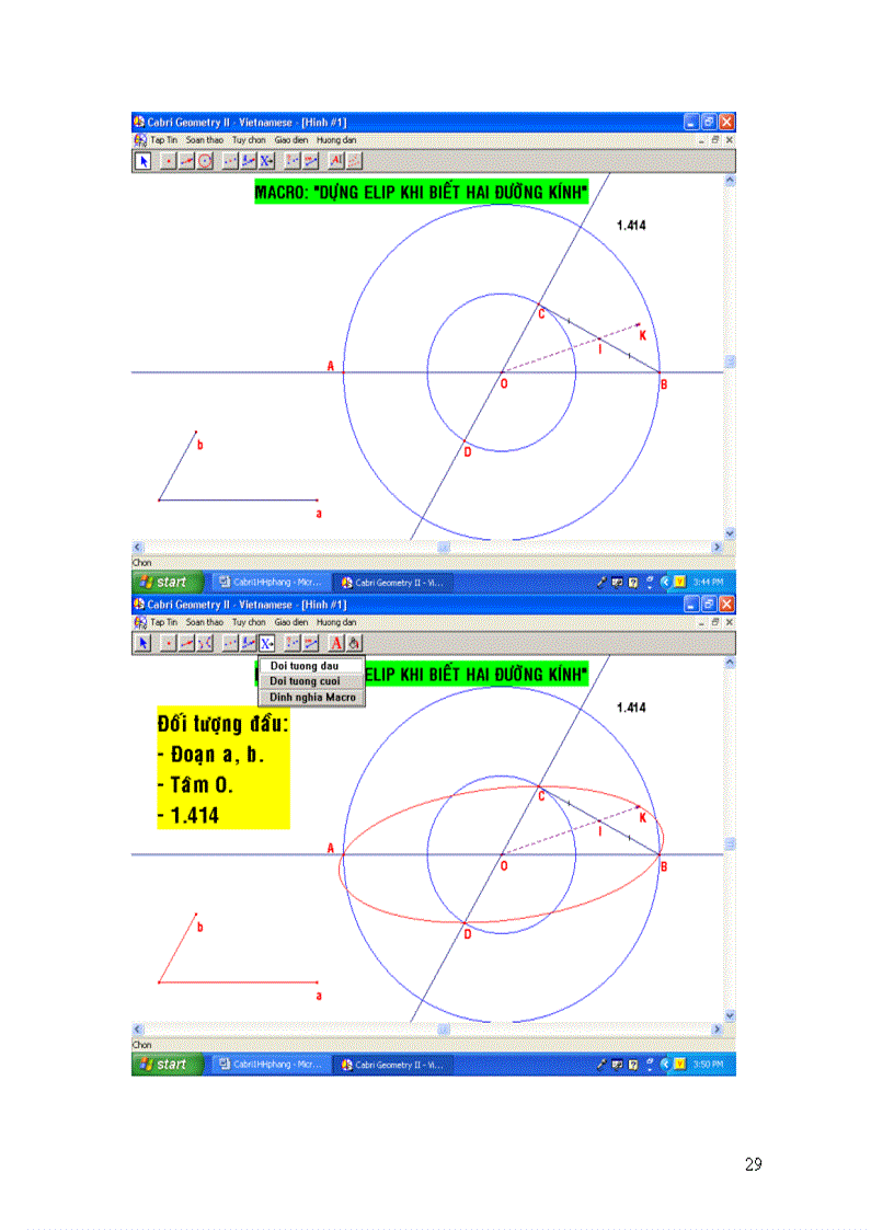 image for page Su dung phan memCABRI