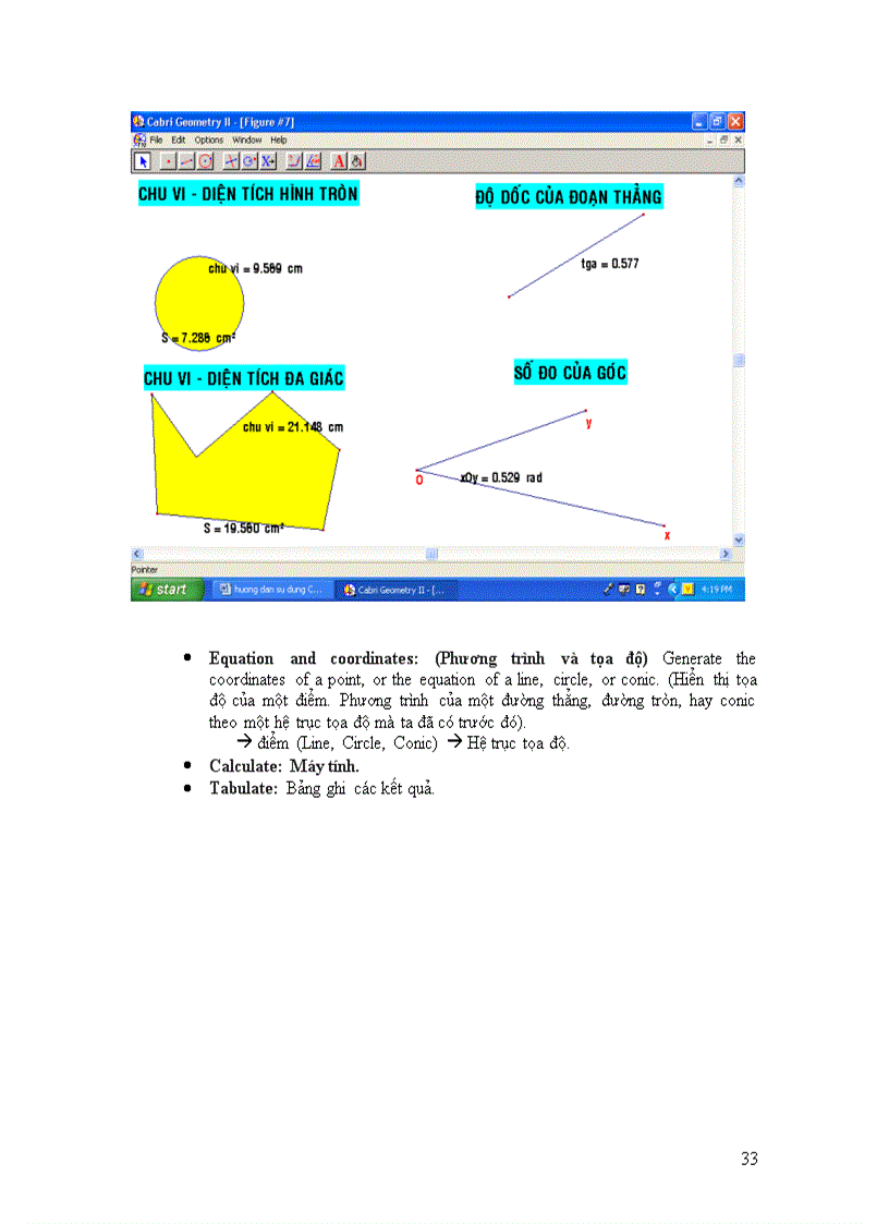 image for page Su dung phan memCABRI