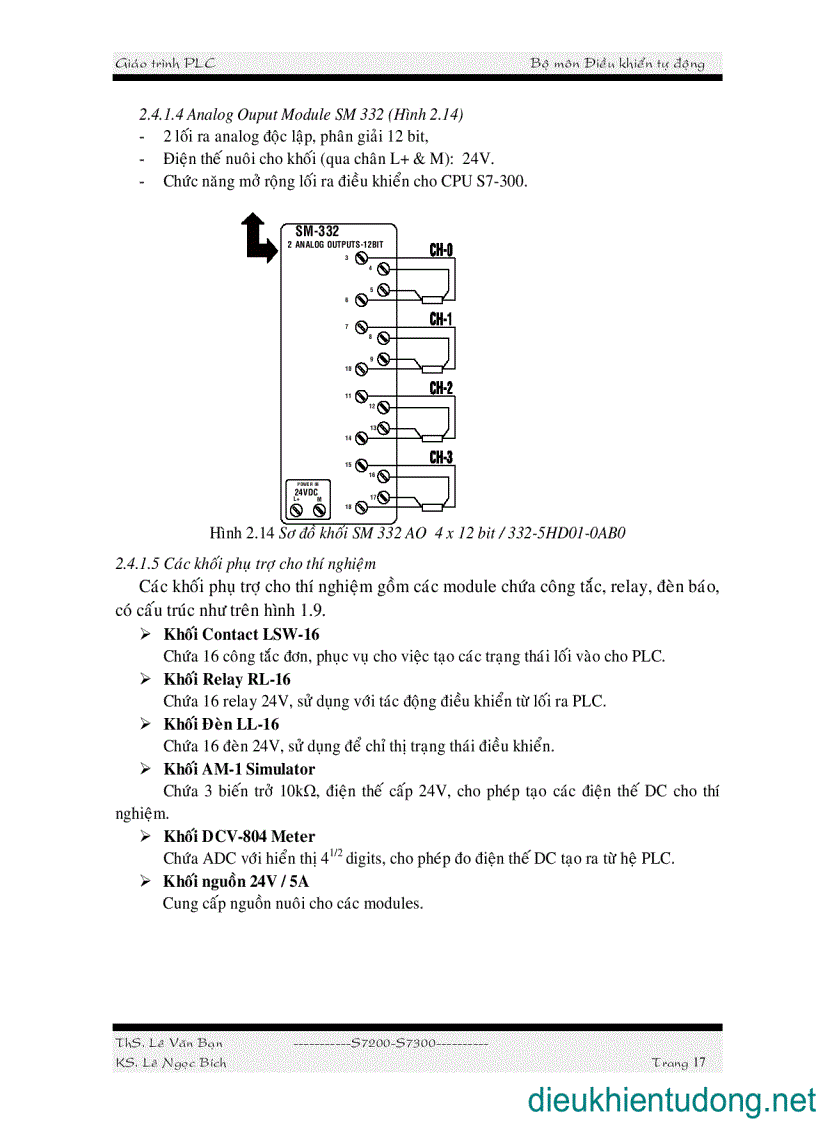 image for page Sử dụng PLC S7 200
